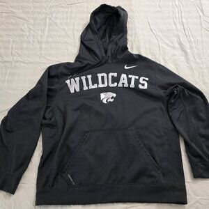 Nike Kansas State Men's Therma-Fit Grey Hoodie XL